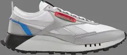 Кроссовки classic leather legacy 'stark grey' Reebok, серый fy7444 | grey
