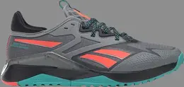 Кроссовки wmns nano x2 tr adventure 'grey classic teal' Reebok, серый gy8905 | grey