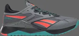 Кроссовки nano x2 tr adventure 'grey classic teal' Reebok, серый gy2117 | grey