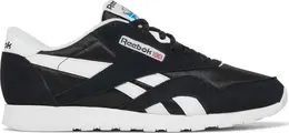 Кроссовки classic nylon 'black white' Reebok, черный fv1592 | black