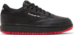 Кроссовки cardi b x wmns coated club c double 'black' Reebok, черный h01270 | black