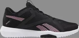 Кроссовки wmns flexagon force 2 wide 'black jasmine pink' Reebok, черный fv5088 | black