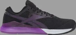 Кроссовки wmns nano 9 'black grape punch' Reebok, черный dv6366 | black