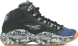 Кроссовки question mid 'iverson roundball classic' Reebok, черный fx4991 | black