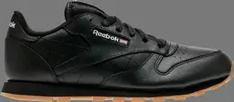 Кроссовки Reebok Classic Leather J, черный v69623 | black
