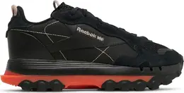 Кроссовки cardi b x wmns classic leather 'core black fiery orange' Reebok, черный 000857 | black