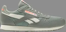 Кроссовки classic leather 'harmony green' Reebok, зеленый 0001222 | green