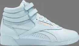 Кроссовки cardi b x wmns freestyle high 'glass blue' Reebok, синий gv6615 | blue