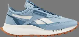 Кроссовки classic leather legacy 'brave blue' Reebok, синий fy7557 | blue