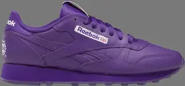 Кроссовки popsicle x classic leather 'purple emperor' Reebok, фиолетовый gy2431 | purple