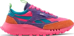 Кроссовки daniel moon x classic leather legacy 'solar pink pushy purple' Reebok, розовый gy5326 | pink