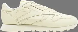 Кроссовки wmns classic leather 'pastels' Reebok, желтый bd2772 | yellow