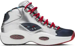 Кроссовки james harden x question mid 'cross over' Reebok, серебряный fz1366 | silver