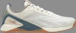Кроссовки wmns nano x1 vegan 'classic white brave blue' Reebok, пломбир g58174 | cream
