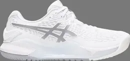 Кроссовки wmns gel resolution 9 'white pure silver' Asics, белый 1042a208 100 | white
