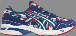 Кроссовки bape x gel 1090 'france camo' Asics, белый 1203a113 100 | white