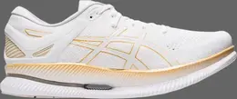 Кроссовки metaride 'white pure gold' Asics, белый 1011a142 100 | white