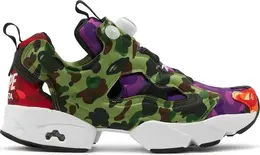 Кроссовки bape x instapump fury og 'multi camo' Reebok, многоцветный q47370 | multi-color