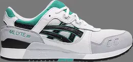 Кроссовки gel lyte 3 'white black' Asics, белый 1191a223 100 | white