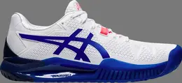 Кроссовки wmns gel resolution 8 'white lapis lazuli blue' Asics, белый 1042a072 107 | white