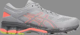 Кроссовки wmns gel kayano 26 'hyper flash - piedmont grey sun coral' Asics, серый 1012a536 020 | grey
