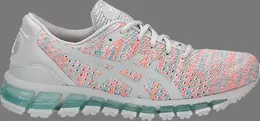 Кроссовки wmns gel quantum 360 knit 2 'glacier grey aruba blue' Asics, серый t890n 9609 | grey