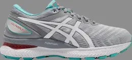 Кроссовки wmns gel nimbus 22 wide 'sheet rock' Asics, серый 1012a586 020 | grey