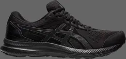 Кроссовки gel contend 8 4e wide 'black carrier grey' Asics, черный 1011b493 001 | black
