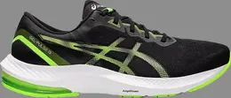 Кроссовки gel pulse 13 'black hazard green' Asics, черный 1011b175 004 | black