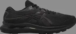 Кроссовки gel nimbus 24 4e extra wide 'black reflective' Asics, черный 1011b363 002 | black