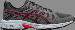 Кроссовки gel venture 7 4e wide 'black classic red' Asics, черный 000986 | black