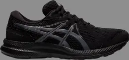 Кроссовки gel contend 7 'black carrier grey' Asics, черный 1011b040 001 | black