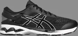 Кроссовки gel kayano 26 'black white' Asics, черный 1011a541 001 | black