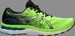 Кроссовки gel nimbus 23 'hazard green black' Asics, зеленый 1011b004 300 | green