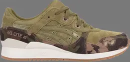 Кроссовки gel lyte 3 'forest camo' Asics, зеленый hl7w0 8686 | green