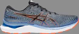 Кроссовки gel cumulus 24 'black shocking orange' Asics, синий 1011b366 003 | blue