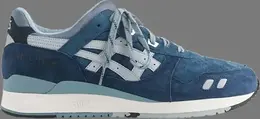 Кроссовки j crew x gel lyte 3 'blue ribbon' Asics, синий h53bk 5065 | blue