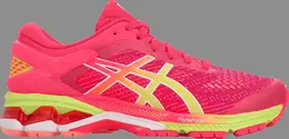 Кроссовки wmns gel kayano 26 'arise - laser pink sour yuzu' Asics, розовый 1012a609 700 | pink