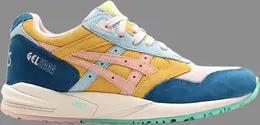 Кроссовки atmos x lily brown x gel saga Asics, желтый th416q 8363 | yellow