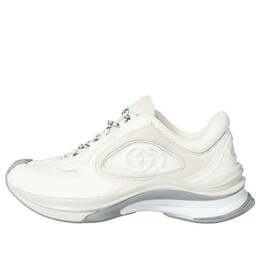 Кроссовки run sneaker 'white suede' Gucci, белый 746939-aab62-9144 | white