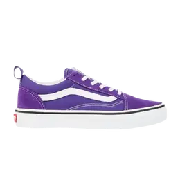 Кроссовки Old Skool Elastic Lace Kids Vans, фиолетовый vn0a3qpg4me | heliotrope/true white