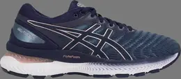 Кроссовки wmns gel nimbus 22 wide 'grey floss' Asics, синий 1012a586 401 | blue
