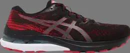 Кроссовки gel kayano 28 2e wide 'black electric red' Asics, черный 1011b188 002 | black