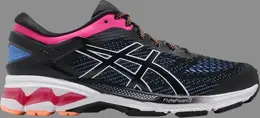 Кроссовки wmns gel kayano 26 'black blue coast' Asics, черный 1012a457 004 | black