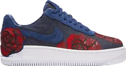 Кроссовки Nike Wmns Air Force 1 Floral Sequin, синий 898421401 | blue