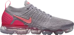Кроссовки Nike Wmns Air VaporMax Flyknit 2 'Grey Crimson', серый 942843005 | grey