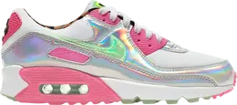 Кроссовки Nike Wmns Air Max 90 LX 'Laser Fuchsia', белый cq2559 100 | white