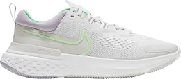 Кроссовки Nike Wmns React Miler 2 'Platinum Tint Green Glow', серый cw7136 002 | grey