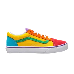 Кроссовки Old Skool Kids Vans, мультиколор vn0a4uhz2jd | multi-color/true white