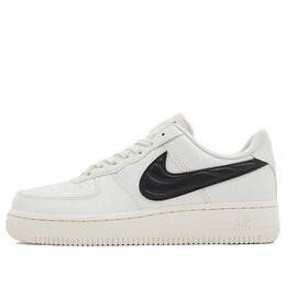 Кроссовки air force 1 '07 quilted swoosh 'beige black' Nike, бежевый fv1182-001 | beige/beige/black